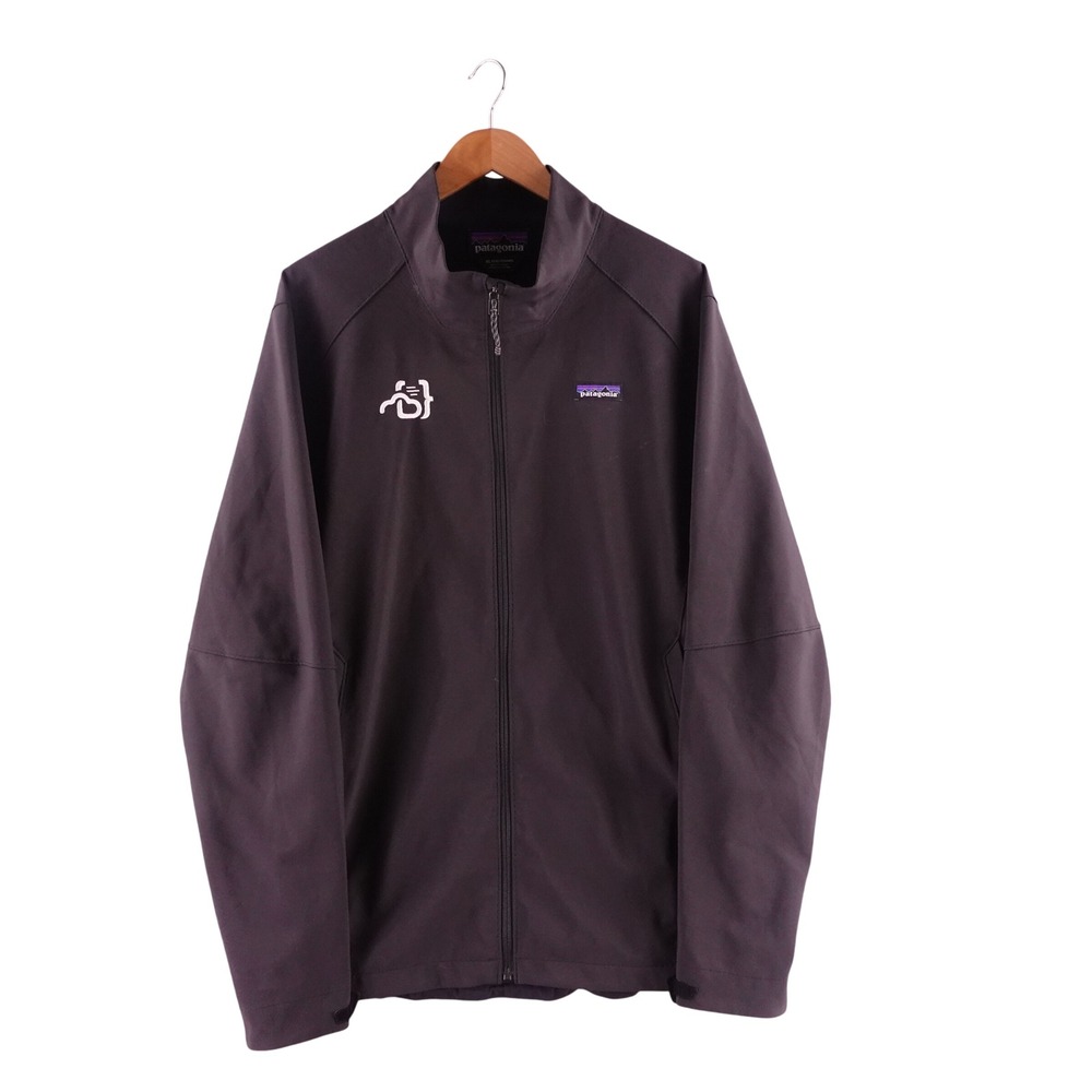 Patagonia Mens XL Adze Softshell Jacket Gray Full Zip Windproof Coat